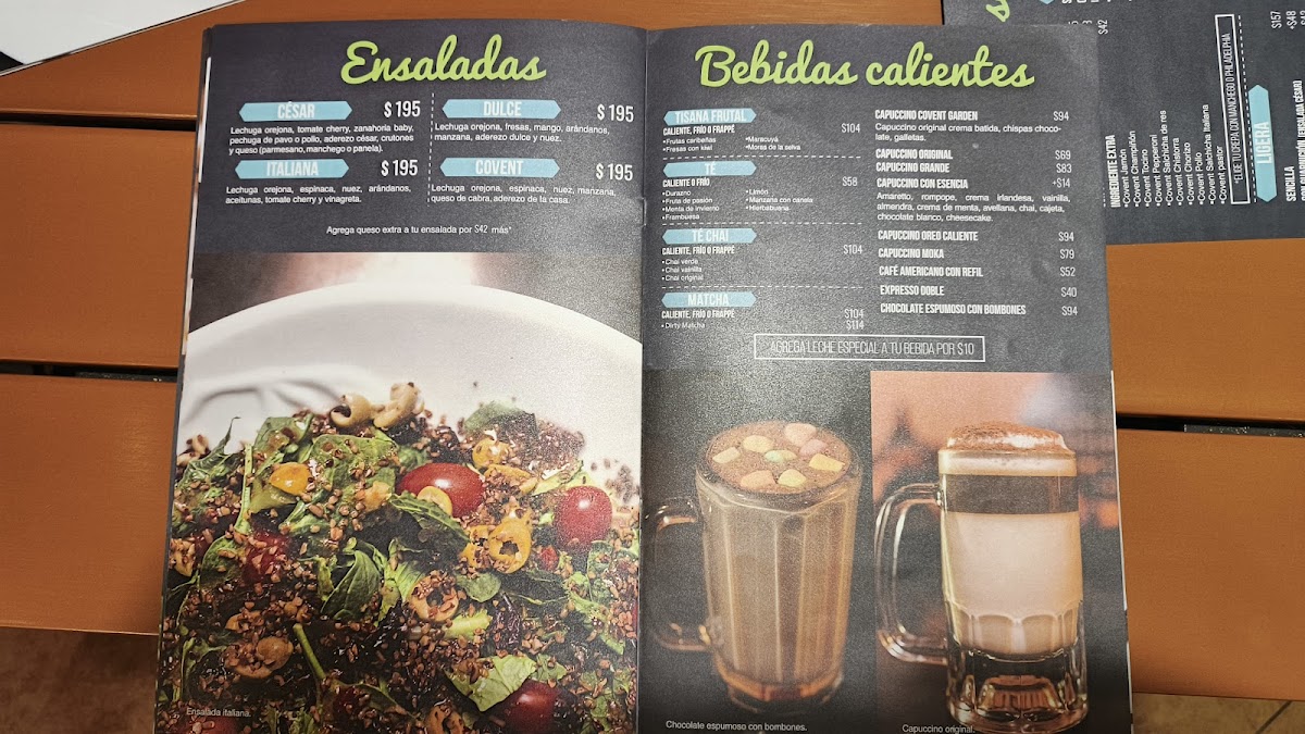 Covent Garden Cafe & Crepas Menu - Image 2