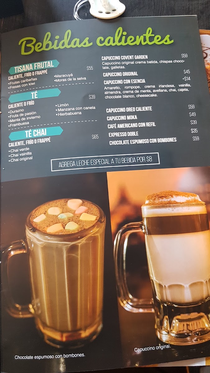 Covent Garden Cafe & Crepas Menu - Image 3