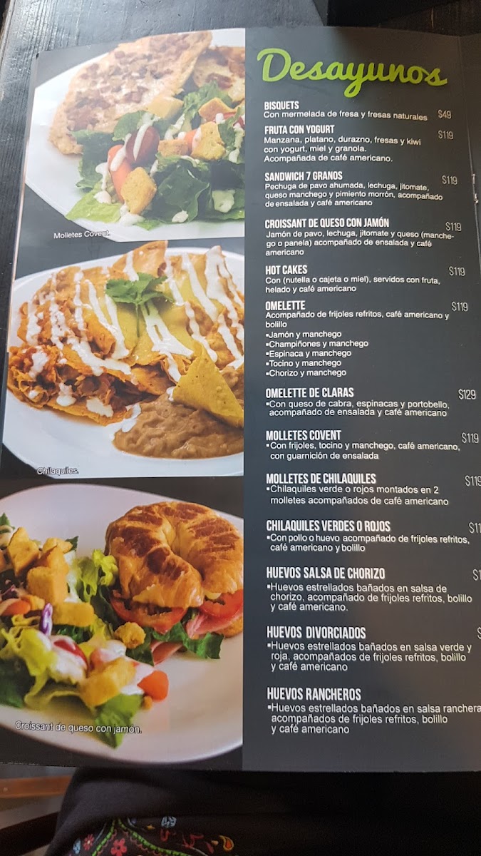 Covent Garden Cafe & Crepas Menu - Image 4